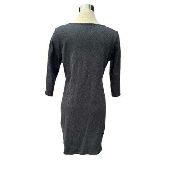 Liz Claiborne M Gray Fitted Tee Dress - Picture 2 of 4
